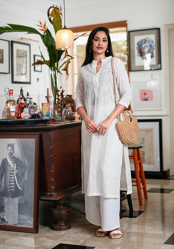 NIMI CUTLON KURTHA